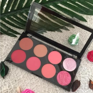 Revolution Beauty Ultra Blush Makeup Palette, Bronzer & Highlighter, Includes 8 Shades,, Golden Sugar