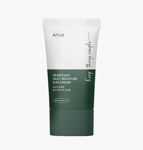 Anua Heartleaf Silky Moisture Sun Cream SPF 50+ PA+++ 50ml