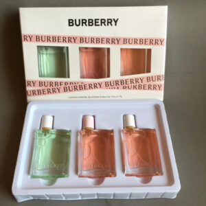Burberry Mini Perfume Trio Set – London Dream, Blossom & Eau de Toilette (3 x Miniatures)