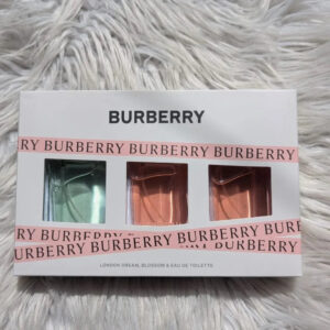 Burberry Mini Perfume Trio Set – London Dream, Blossom & Eau de Toilette (3 x Miniatures)