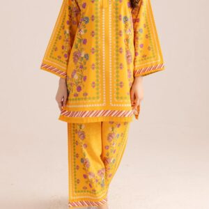 Stitched 2-Piece Summer Set – Printed Shirt & Trouser