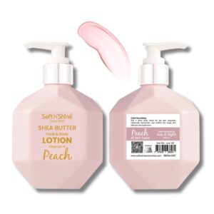 Soft n Shine Shea Butter Face & Body Lotion – Peach